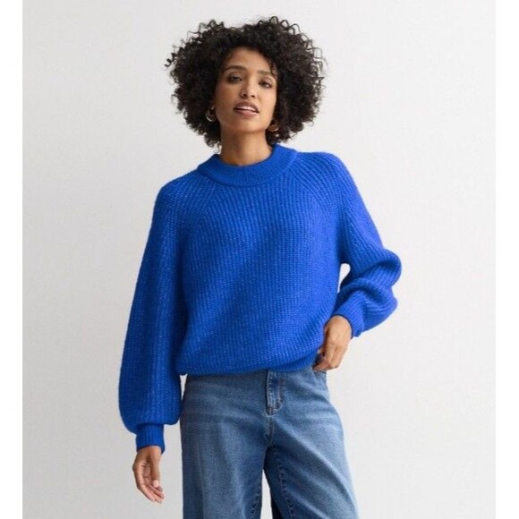 Sonoma Sweaters - NEW! Women's Sonoma Goods for Life Cozy Heritage Crewneck Sweater, Petite Large